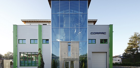 Företagsbyggnad från Corpac-företaget